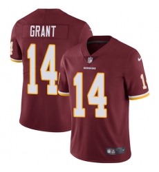 Youth Nike Washington Redskins #14 Ryan Grant Burgundy Red Team Color Vapor Untouchable Limited Player NFL Jersey