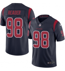 Youth Nike Houston Texans #98 D.J. Reader Limited Navy Blue Rush Vapor Untouchable NFL Jersey
