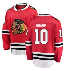 Youth Chicago Blackhawks #10 Patrick Sharp Fanatics Branded Red Home Breakaway NHL Jersey