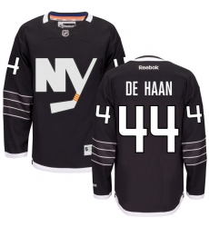Youth Reebok New York Islanders #44 Calvin de Haan Authentic Black Third NHL Jersey