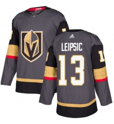 Youth Adidas Vegas Golden Knights #13 Brendan Leipsic Authentic Gray Home NHL Jersey