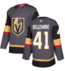 Men's Adidas Vegas Golden Knights #41 Pierre-Edouard Bellemare Premier Gray Home NHL Jersey