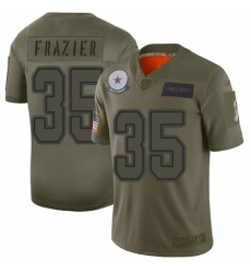 Youth Dallas Cowboys #35 Kavon Frazier Limited Camo 2019 Salute to Service Football Jersey