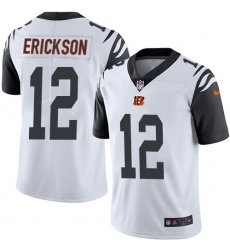 Youth Nike Cincinnati Bengals #12 Alex Erickson Limited White Rush Vapor Untouchable NFL Jersey