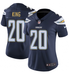 Women's Nike Los Angeles Chargers #20 Desmond King Navy Blue Team Color Vapor Untouchable Limited Player NFL Jersey