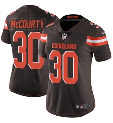 Women's Nike Cleveland Browns #30 Jason McCourty Brown Team Color Vapor Untouchable Limited Player NFL Jersey