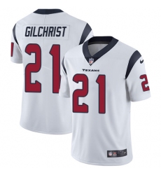 Men's Nike Houston Texans #21 Marcus Gilchrist White Vapor Untouchable Limited Player NFL Jersey