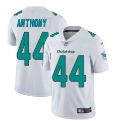Men's Nike Miami Dolphins #44 Stephone Anthony White Vapor Untouchable Limited Player NFL Jersey