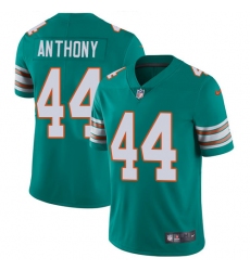 Youth Nike Miami Dolphins #44 Stephone Anthony Aqua Green Alternate Vapor Untouchable Limited Player NFL Jersey