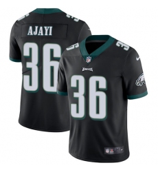 Men's Nike Philadelphia Eagles #36 Jay Ajayi Black Alternate Vapor Untouchable Limited Player NFL Jersey