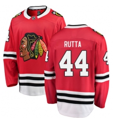 Men's Chicago Blackhawks #44 Jan Rutta Fanatics Branded Red Home Breakaway NHL Jersey