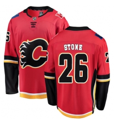 Men's Calgary Flames #26 Michael Stone Fanatics Branded Red Home Breakaway NHL Jersey