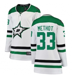 Women's Dallas Stars #33 Marc Methot Authentic White Away Fanatics Branded Breakaway NHL Jersey