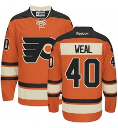 Youth Reebok Philadelphia Flyers #40 Jordan Weal Authentic Orange New Third NHL Jersey