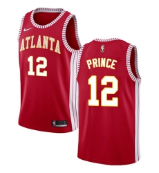 Women's Nike Atlanta Hawks #12 Taurean Prince Swingman Red NBA Jersey Statement Edition