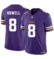 Men's Minnesota Vikings #8 Sam Howell Purple 2024 F.U.S.E. Vapor Untouchable Limited Football Stitched Jersey