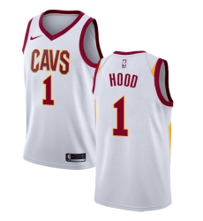 Men's Nike Cleveland Cavaliers #1 Rodney Hood Swingman White NBA Jersey - Association Edition