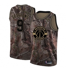 Men's Nike Washington Wizards #9 Ramon Sessions Swingman Camo Realtree Collection NBA Jersey