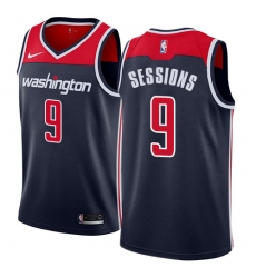 Youth Nike Washington Wizards #9 Ramon Sessions Authentic Navy Blue NBA Jersey Statement Edition