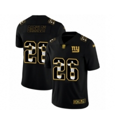 Men's New York Giants #26 Saquon Barkley Black Jesus Faith Limited Football Jersey