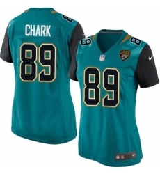 Women's Nike Jacksonville Jaguars #89 DJ Chark Game Teal Green Team Color NFL Jersey