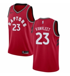 Men's Nike Toronto Raptors #23 Fred VanVleet Swingman Red NBA Jersey - Icon Edition