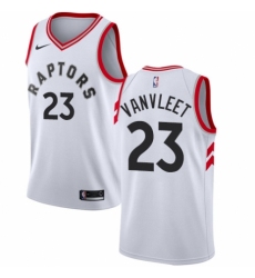Youth Nike Toronto Raptors #23 Fred VanVleet Authentic White NBA Jersey - Association Edition