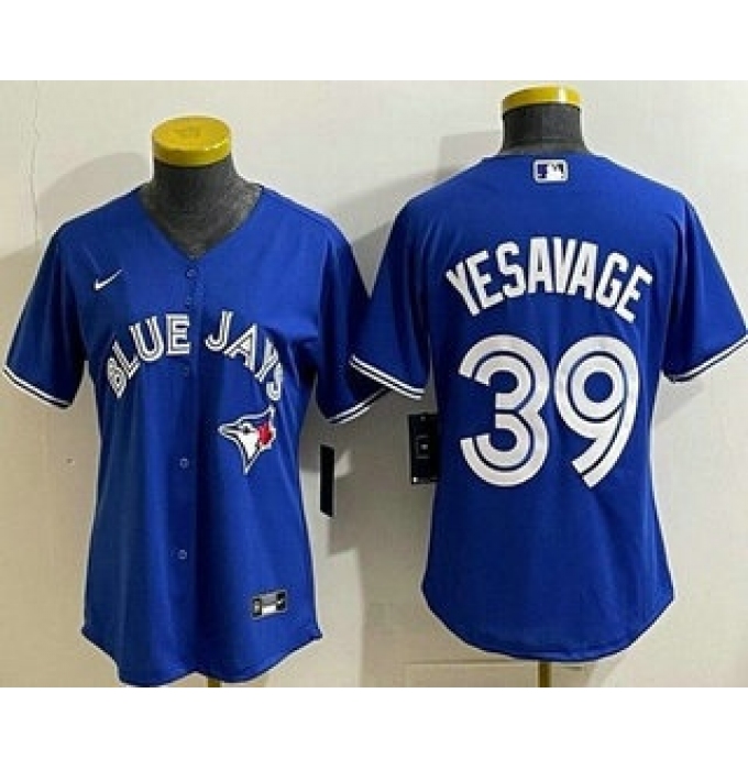 Women's Toronto Blue Jays #39 Trey Yesavage Blue Cool Base Jersey