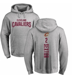 NBA Nike Cleveland Cavaliers #2 Collin Sexton Ash Backer Pullover Hoodie