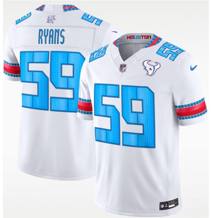 Men's Houston Texans #59 DeMeco Ryans White 2026 F.U.S.E. Rivalries Collection Limited Football Stitched Jersey