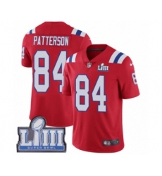 Men's Nike New England Patriots #84 Cordarrelle Patterson Red Alternate Vapor Untouchable Limited Player Super Bowl LIII Bound NFL Jersey