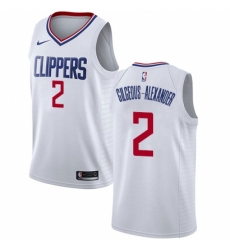 Women's Nike Los Angeles Clippers #2 Shai Gilgeous-Alexander Authentic White NBA Jersey - Association Edition