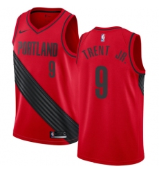 Youth Nike Portland Trail Blazers #9 Gary Trent Jr. Swingman Red NBA Jersey Statement Edition