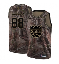 Men's Nike Sacramento Kings #88 Nemanja Bjelica Swingman Camo Realtree Collection NBA Jersey