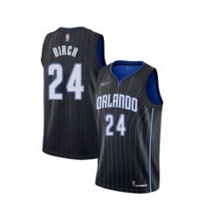 Youth Orlando Magic #24 Khem Birch Swingman Black Basketball Jersey Statement Edition