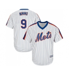 Men's New York Mets #9 Brandon Nimmo Replica White Alternate Cool Base Baseball Jersey