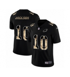 Men's Philadelphia Eagles #10 DeSean Jackson Limited Black Statue of Liberty Football Jersey