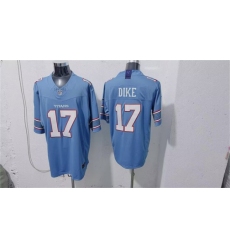 Men's Tennessee Titans #17 Chimere Dike Light Blue 2026 F.U.S.E. Vapor Limited Football Stitched Jersey