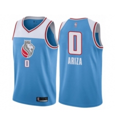 Youth Sacramento Kings #0 Trevor Ariza Swingman Blue Basketball Jersey - City Edition