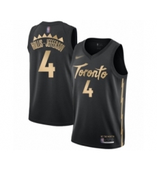Women's Toronto Raptors #4 Rondae Hollis-Jefferson Swingman Black Basketball Jersey - 2019 20 City Edition