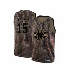 Men's Washington Wizards #15 Moritz Wagner Swingman Camo Realtree Collection Basketball Jersey