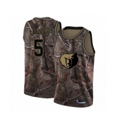 Women's Memphis Grizzlies #5 Bruno Caboclo Swingman Camo Realtree Collection Basketball Jersey