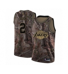 Youth Los Angeles Lakers #2 Quinn Cook Swingman Camo Realtree Collection Basketball Jersey