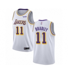 Women's Los Angeles Lakers #11 Avery Bradley Authentic White Basketball Jersey - Association Edition