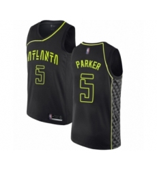 Women's Atlanta Hawks #5 Jabari Parker Swingman Black Basketball Jersey - City Edition