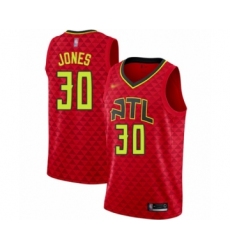 Youth Atlanta Hawks #30 Damian Jones Swingman Red Basketball Jersey Statement Edition