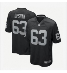 Men's Nike Las Vegas Raiders #63 Gene Upshaw Adams Black Vapor Limited Jersey