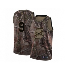 Women's Portland Trail Blazers #9 Nassir Little Swingman Camo Realtree Collection Basketball Jersey