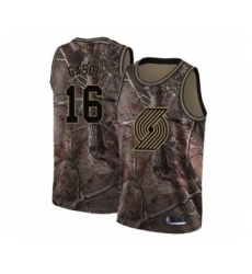 Men's Portland Trail Blazers #16 Pau Gasol Swingman Camo Realtree Collection Basketball Jersey