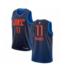 Youth Oklahoma City Thunder #11 Abdel Nader Swingman Navy Blue Basketball Jersey Statement Edition